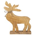 Clayre & Eef Decoration Deer 15x5x29 cm Brown Wood