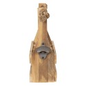 Clayre & Eef Bottle Holder 32x11x32 cm Brown Wood Rectangle