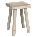 Clayre & Eef Plant Table 18x18x26 cm Brown Wood Square
