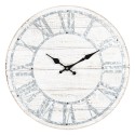 2Clayre & Eef Clock Ø 40 cm Blue Wood Metal