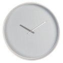 2Clayre & Eef Clock Ø 40 cm Grey Metal