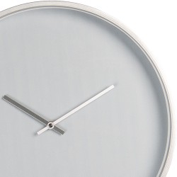 Clayre & Eef Clock Ø 40 cm Grey Metal
