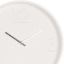 2Clayre & Eef Clock Ø 40 cm White Wood Metal