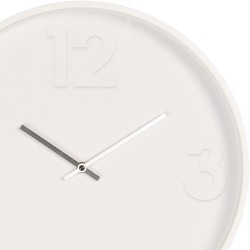 Clayre & Eef Clock Ø 40 cm White Wood Metal