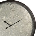2Clayre & Eef Clock Ø 60 cm Grey Metal
