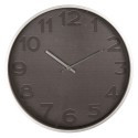 2Clayre & Eef Clock Ø 40 cm Brown Wood Metal