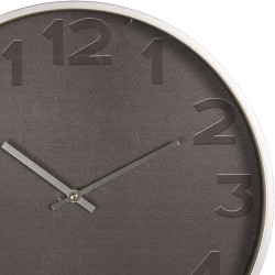 Clayre & Eef Clock Ø 40 cm Brown Wood Metal