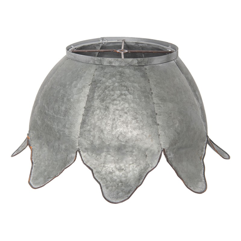 Clayre & Eef Lampshade Pendant Light Ø 45x28 cm Grey Zinc