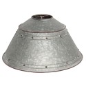 2Clayre & Eef Lampshade Pendant Lamp Ø 45*26 cm Grey Zinc