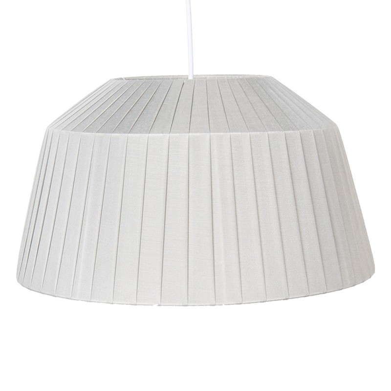 Clayre & Eef Pendant Lamp Ø 40*21 cm White Plastic