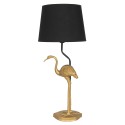Clayre & Eef Table Lamp Flamingo Ø 25x58 cm  Gold colored Plastic