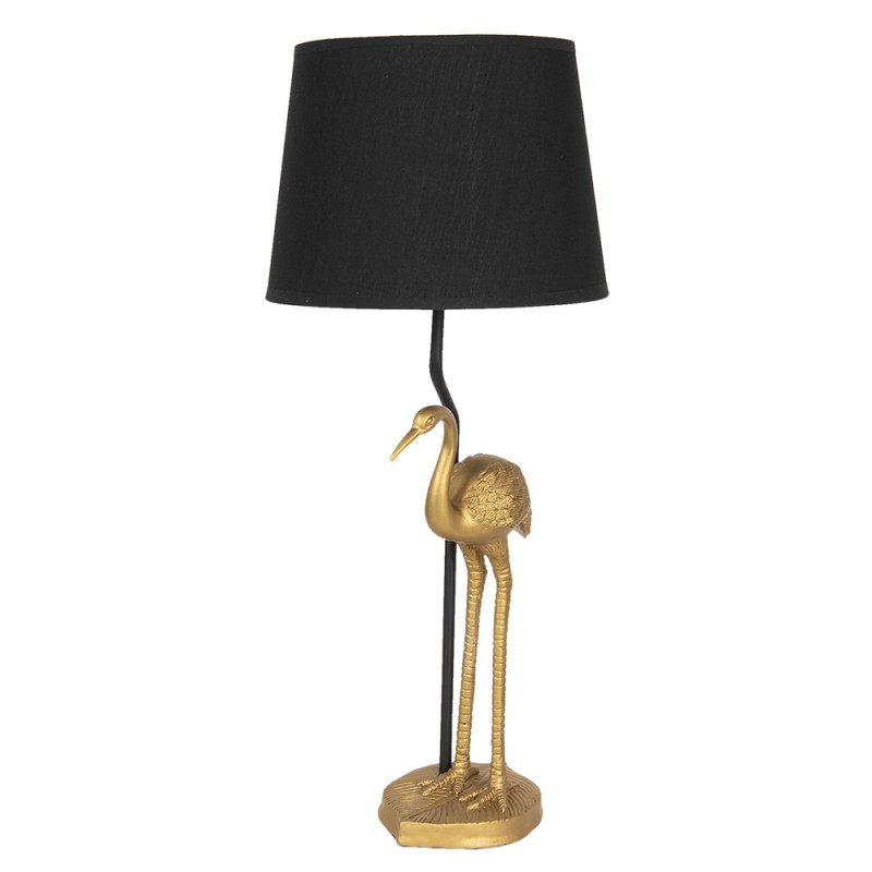 Clayre & Eef Table Lamp Flamingo Ø 25x58 cm  Gold colored Plastic
