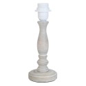 2Clayre & Eef Base de lampe Lampe de table Ø 16*28 cm E27/max 1*60W Brun Bois