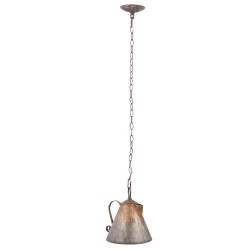 Clayre & Eef Pendant Lamp 25*23*26 cm Grey