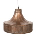 Clayre & Eef Pendant Lamp 44x44x42/147 cm  Copper colored Iron Glass Round