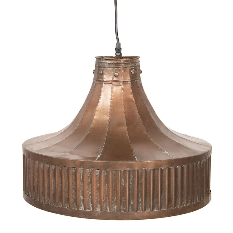 Clayre & Eef Lampes à suspension 44x44x42/147 cm  Couleur cuivre Fer Verre Rond