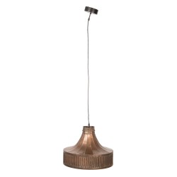 Clayre & Eef Pendant Lamp 44*44*42/147 cm Copper Iron Glass