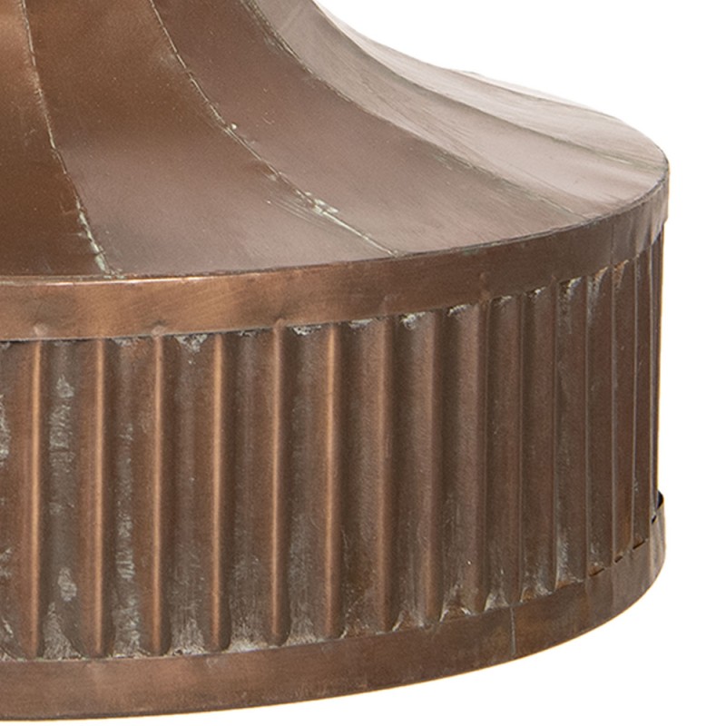 Clayre & Eef Pendant Lamp 44x44x42/147 cm  Copper colored Iron Glass Round