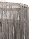 Clayre & Eef Lampes à suspension Ø 35x45 cm  Gris Fer Textile Rond