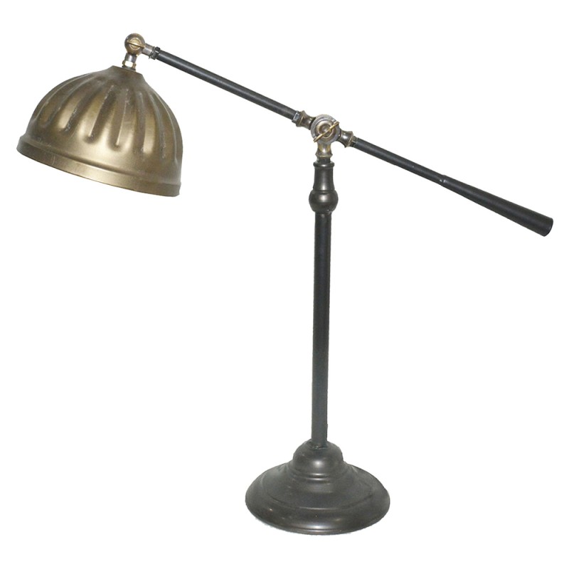 Clayre & Eef Desk Lamp 62x19x62 cm  Brown Iron Round