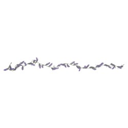 Clayre & Eef Artificial Flower 170 cm Purple Plastic