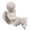 2Clayre & Eef Statua Decorativa  13x17x15 cm Bianco