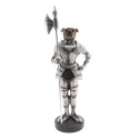 2Clayre & Eef Figur Hund 13x9x33 cm Silberfarbig