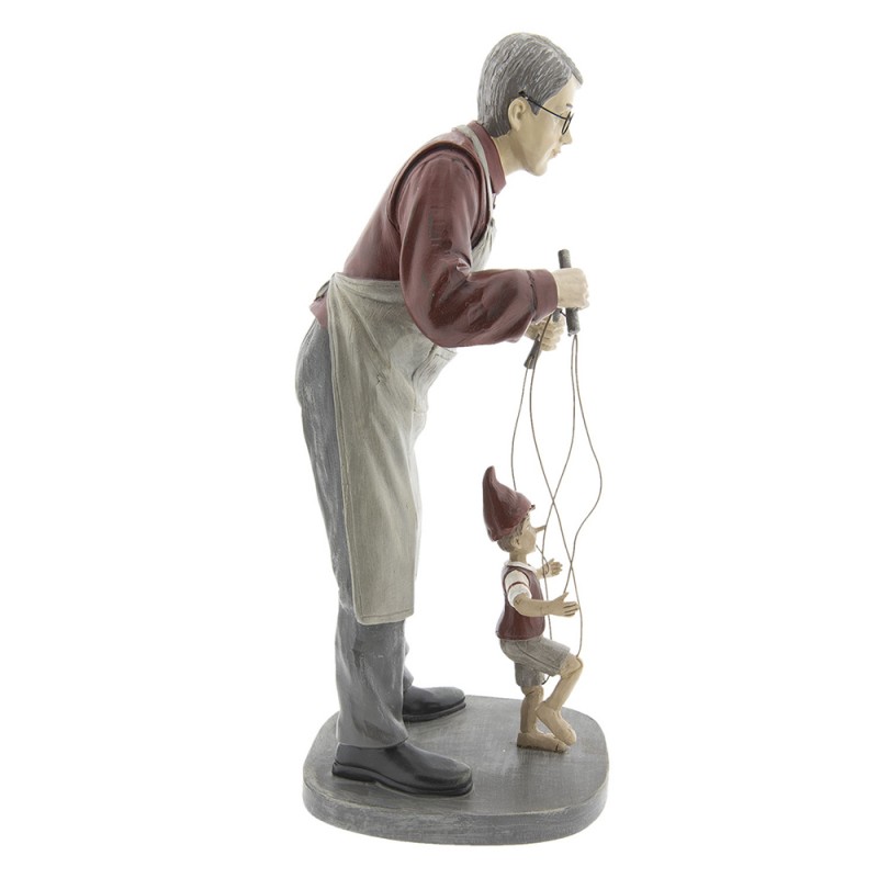 Clayre & Eef Figurine Pinocchio 36 cm Grey