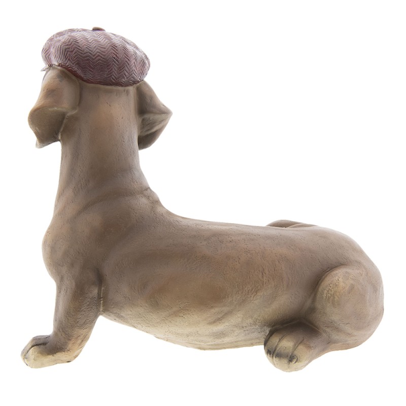 Clayre & Eef Figur Hund 30 cm Braun Polyresin
