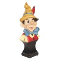 2Clayre & Eef Figurine Pinocchio 24 cm Black Red