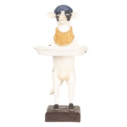 Clayre & Eef Statue Cow 31 cm White