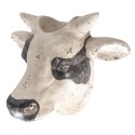 2Clayre & Eef Wall Decoration Cow 39x33x26 cm White Black