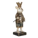 Clayre & Eef Statuetta Mouse 9x7x23 cm Color oro Poliresina Mouse