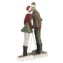 Clayre & Eef Figurine Pair 18x7x27 cm Green Red Polyresin