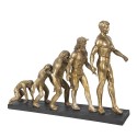 Clayre & Eef Figur Mensch 58x18x42 cm Goldfarbig Polyresin