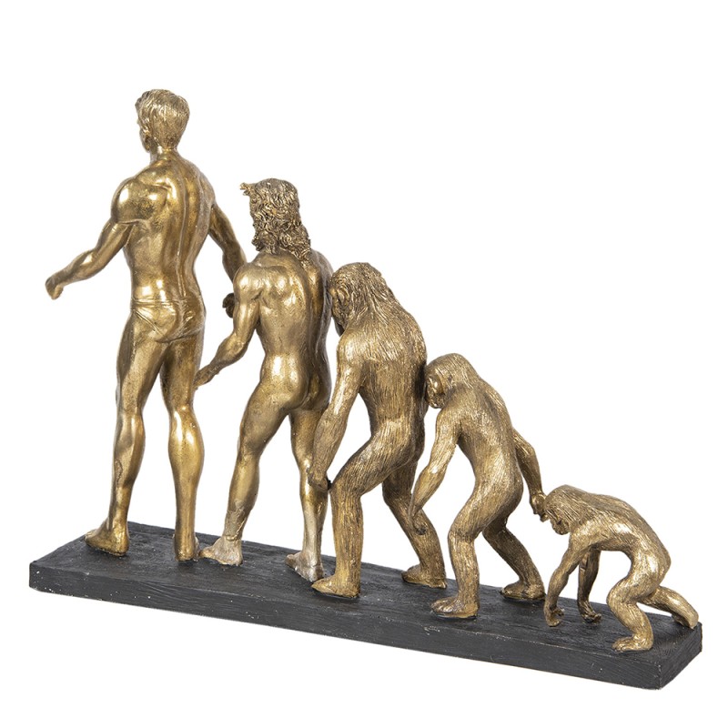Clayre & Eef Statuetta Essere umano 58x18x42 cm Color oro Poliresina