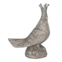 Clayre & Eef Figurine Dove 19x10x24 cm Grey Polyresin
