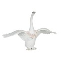 Clayre & Eef Figurine Swan 40x16x27 cm White Polyresin