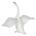 Clayre & Eef Figurine Swan 40x16x27 cm White Polyresin