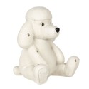 Clayre & Eef Figurine Dog 14x12x16 cm White Polyresin