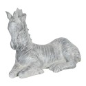 Clayre & Eef Figurine Zebra 40x18x27 cm Grey Polyresin