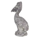 Clayre & Eef Figurine Pelican 19x11x31 cm Grey Polyresin