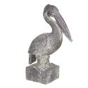 Clayre & Eef Figurine Pelican 23x13x37 cm Grey Polyresin