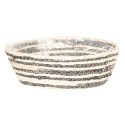 Clayre & Eef Storage Basket Ø 26x8 cm Brown Seagrass Round