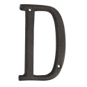 Clayre & Eef Iron Letter D 13 cm Brown Iron