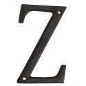 Clayre & Eef Iron Letter Z 13 cm Brown Iron