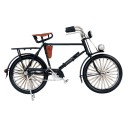 Clayre & Eef Miniatura decorativa Bicicletta 21x7x13 cm Nero Ferro