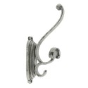 Clayre & Eef Wall Hook 7x13x33 cm Silver colored Iron