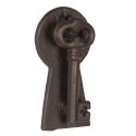 Clayre & Eef Cast Iron Door Knocker 13x7x3 cm Brown Iron Key