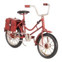 Clayre & Eef Miniatura decorativa Bicicletta 16x5x10 cm Rosso Ferro Plastica